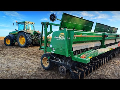 Видео: Great Plains 3S-3000 в действии: Посев ярового ячменя 🚜🌾