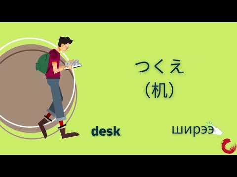 Видео: Минна но нихонго 2-р хичээл Шинэ үг