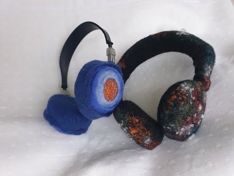 Видео: Уроки валяния. Валяние наушников на ветренную погоду.