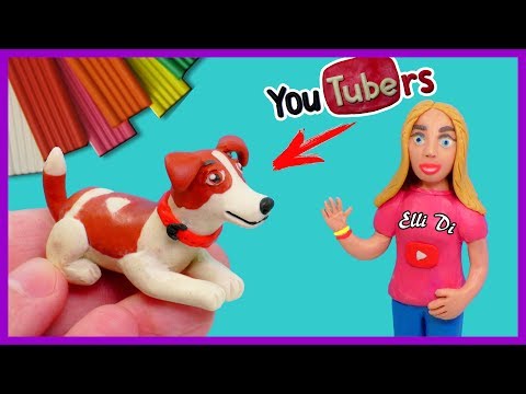 Видео: ЛЕПИМ ЭЛЛИ ДИ и ДЖИНУ | ДЖЕК РАССЕЛ ТЕРЬЕР из пластилина