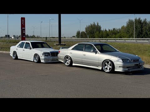 Видео: 1800КМ НА СТАТИКЕ. TOYOTA MARK 2 и W124. АСТАНА - ОМСК. 