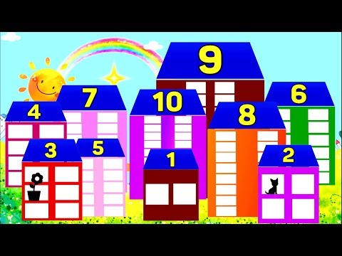 Видео: Состав ЧИСЕЛ до 10 Домики / МАТЕМАТИКА для детей