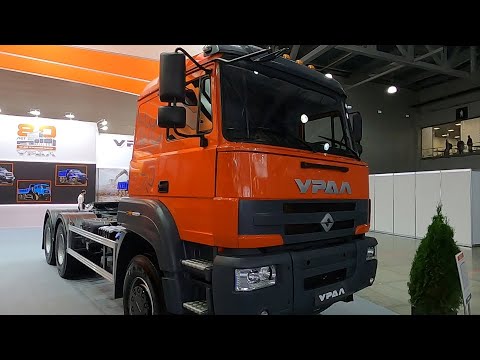 Видео: Новый УРАЛ С35410. Седельный тягач со спальником. Комтранс 2021