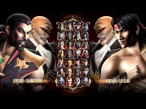 Видео: Игра за Kintaro & Shang Tsung в Mortal Kombat Komplete Edition на PC в 2K