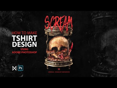 Видео: Как сделать оригинальный дизайн футболки с помощью Adobe Photoshop  процесс проектирования