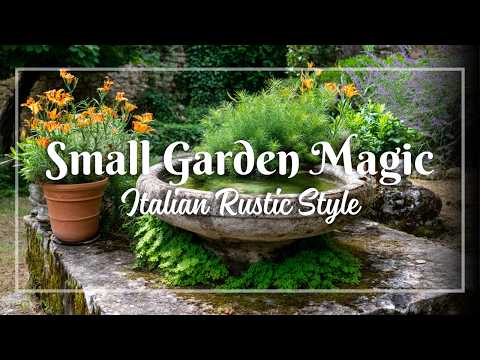 Видео: Очаровательные итальянские деревенские сады: идеи для небольших пространств с атмосферой Старого ...