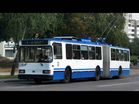 Видео: ИНФОРМАТОР троллейбусного маршрута №1 г. Минска (голос Эдуарда Данченко)
