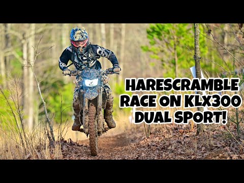 Видео: Участвую в гонках на моем KLX300 Dual Sport!