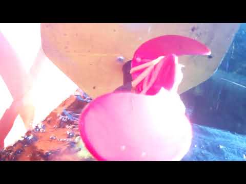 Видео: Лодочный электромотор. Защита от водорослей