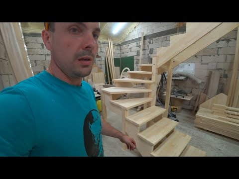 Видео: Деревянные лестницы на заказ.
