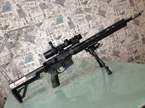 Видео: Обзор винтовки AR-15 открытого класса IPSC (практическая стрельба)
