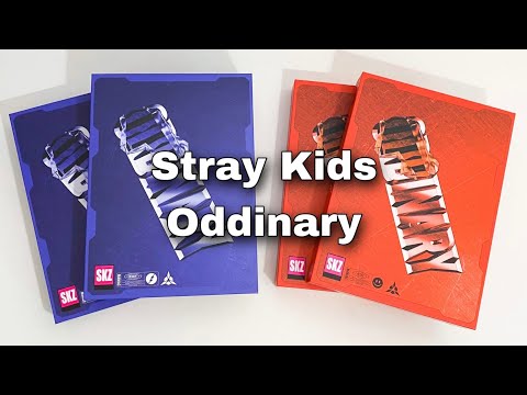 Видео: 🎪 большая распаковка Альбомов Stray Kids - ODDINARY (scanning, mask off ver.) | kpop album unboxing