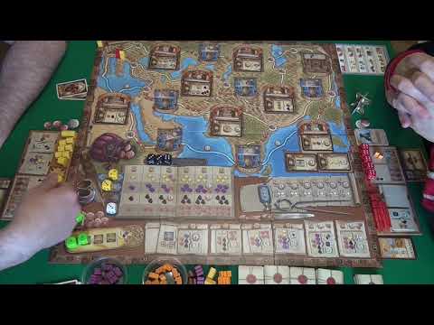 Видео: Путешествия Марко Поло - играем в настольную игру.