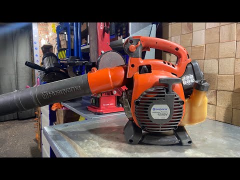 Видео: Воздуходувка Husqvarna 125BV 2017 г. Ушатана на 100%!