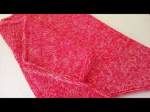 Видео: @MaTusy_About_knitting #knitted_shawl #pink_shawl Неонова пухнаста шаль-бактус для #чарівниці_добра