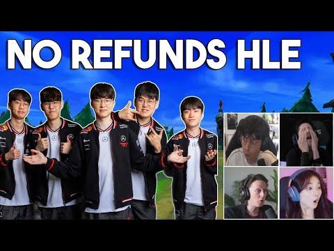 Видео: Реакция стримеров на разгром HLE T1 в LCK Summer 2025
