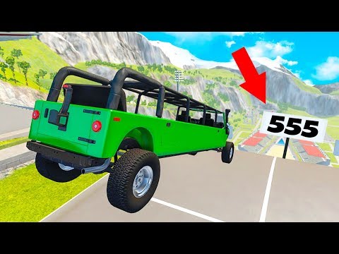 Видео: КТО ДАЛЬШЕ ПРЫГНЕТ ЧЕЛЛЕНДЖ! ЧАСТЬ 9 ПРЫЖКИ НА САМЫХ БЕЗУМНЫХ ВНЕДОРОЖНИКАХ В BeamNG.drive