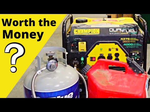 Видео: Долгосрочный обзор двухтопливного генератора Champion