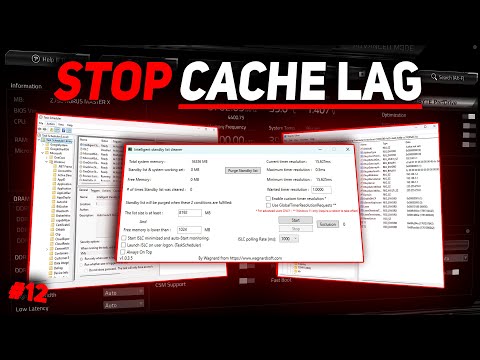 Видео: Устранение микрозадержек оперативной памяти — оптимизация файлового кэша и резервной памяти для б...