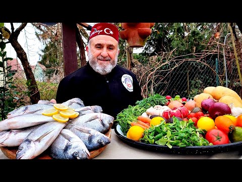 Видео: Любимое блюдо моей семьи ❗ Рецепт морского леща 🐟 с субтитрами ✏️ Кулинария ASMR