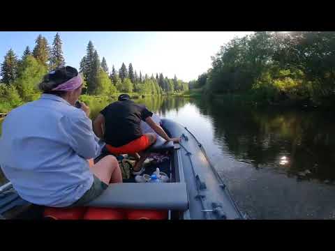 Видео: Водометные покатушки по красавице Ухте. Флагман DK 410 jet/Suzuki DT-30. Красота северной природы