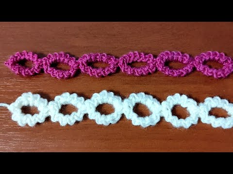 Видео: Отделка крючком для вязаных изделий.