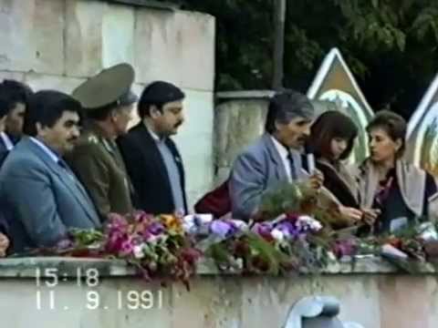 Видео: lс. Новолакское 1991г.  космонавт СССР Муса Манаров.