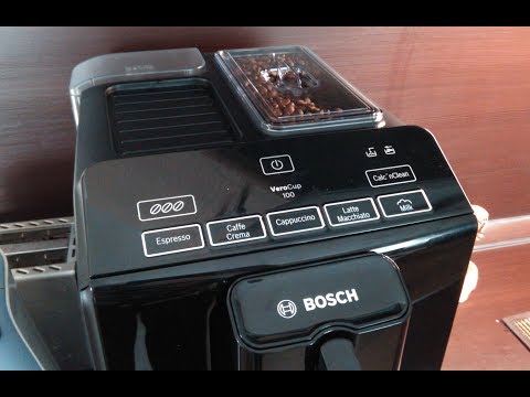 Видео: Кофемашина Bosch VeroCup 100 TIS30129RW