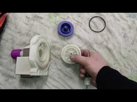 Видео: Ремонт циркуляционного насоса посудомойки Indesit, Hotpoint Ariston  Hanning cp035-005 дополнено