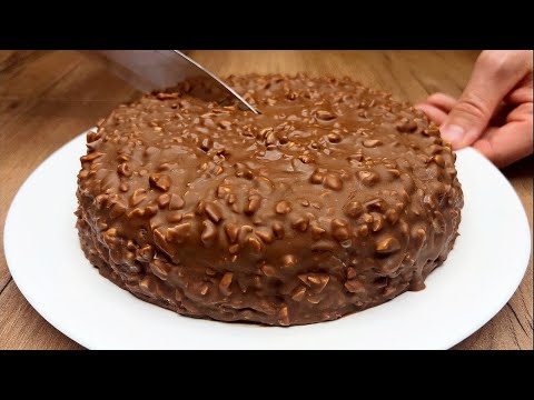 Видео: Такой вкусный домашний шоколадный торт! Я делаю это почти каждый день. Десерт за 15 минут