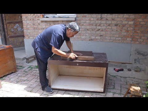 Видео: Реставрация деревянной свадебной шкатулки, продлившаяся более полувека
