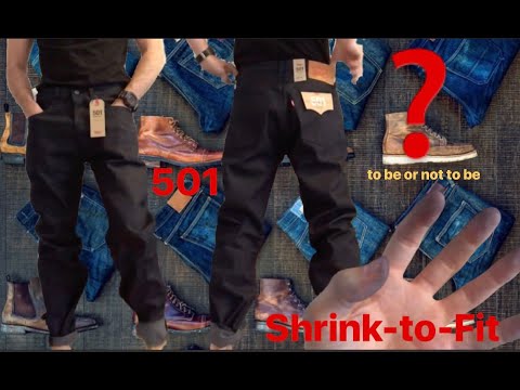 Видео: КАК ЭТО ВОЗМОЖНО?Я ПОПАЛ? Сырой Деним. Levis 501 Shrink to Fit.   Ч. 1