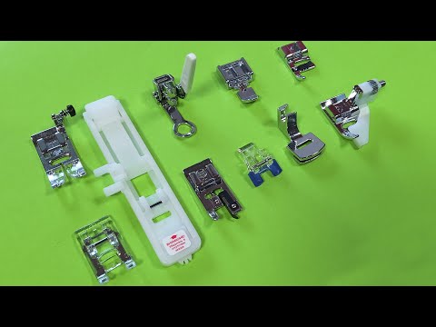 Видео: Обзор и тест швейных лапок MINERVA DECORPROFESSIONAL