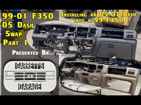 Видео: 99-04 на 05-07 F-350 Super Duty Замена приборной панели!