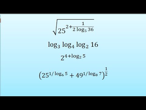 Видео: Логарифмдік өрнектерді ықшамдау. 11-сынып.