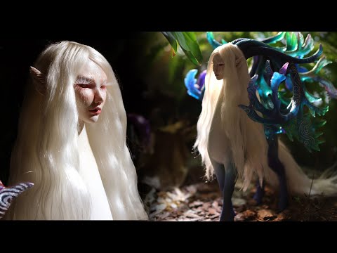 Видео: Скульптурирование горной богини с оленьими рогами