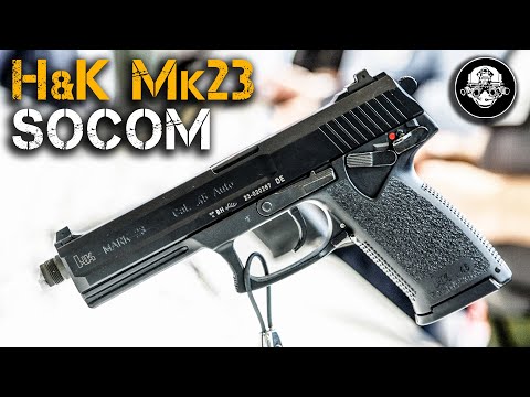 Видео: HK Mk23 SOCOM пистолет Спецназа ВМФ США DEVGRU. Карманная пушка 45-го калибра от Heckler & Koch