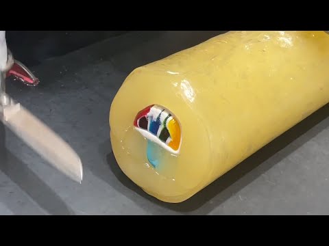 Видео: 【Papabubble】Как сделать конфеты и краски. Где-то за радугой【видео по изготовлению конфет】