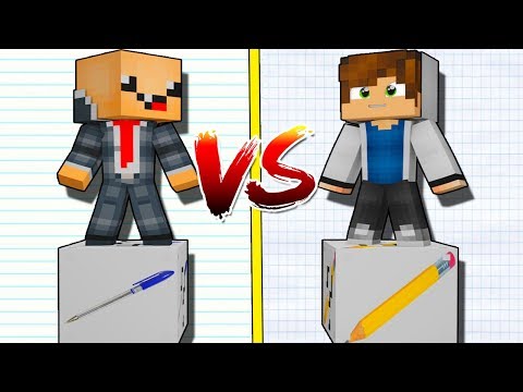 Видео: КАРАНДАШ ЛАКИ БЛОК VS РУЧКИ ЛАКИ БЛОК! НУБ ПРОТИВ ПРО! ВЫЖИТЬ НА 1 БЛОКЕ! #64