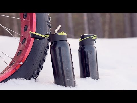 Видео: Удобный спортивный термос для велосипеда. Из чего пить зимой во время заезда?