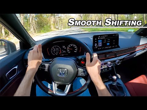 Видео: Как плавно водить машину с механической коробкой передач — Honda Civic Si 2022 года (бинауральное...