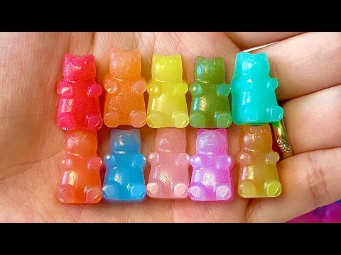 Видео: [Моя собственная воск] Создание мягкой и Chewy Jelly медведя воск 🍯