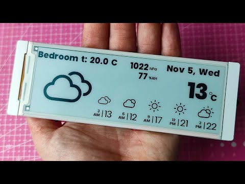 Видео: Чёрно белые дни CrowPanel ESP32 E-Paper 5.79, обзор!