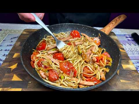 Видео: Ресторанная  ЛАПША «WOK» из доставки в ДОМАШНИХ УСЛОВИЯХ - очень вкусно и просто!