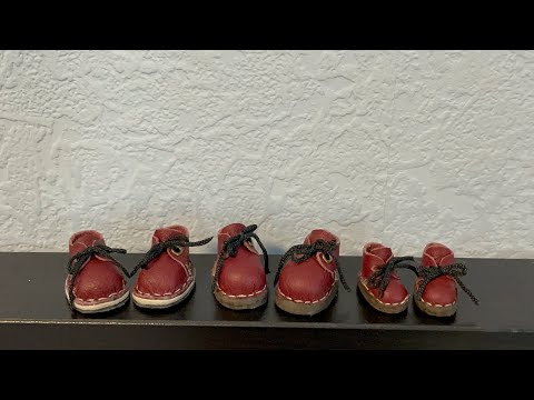 Видео: Ботинки для куклы на колодке | Обувь для куклы