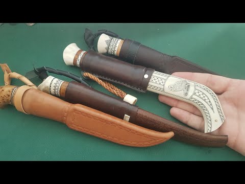 Видео: Скандинавский нож Чем отличается Финский нож от Саамский нож. Рубрика ножи из Самарской области
