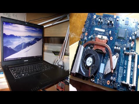 Видео: Замена термопасты, чистка 14 летнего ноутбука Samsung R519 + Сношу Windows 11, устанавливаю Windows8