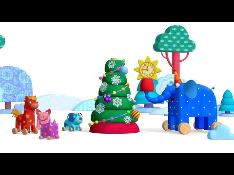 Видео: Деревяшки ❄️ Сборник зимних серий ❄️ Мультики для малышей ✨ Super Toons TV