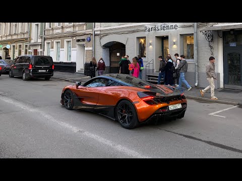 Видео: Cool cars in the center of Moscow | лучшие Машины в центре | патриаршие пруды