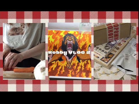 Видео: Хобби влог 2/ Работа на челлендж в ашет/Hachette/ готовим вместе/посылки